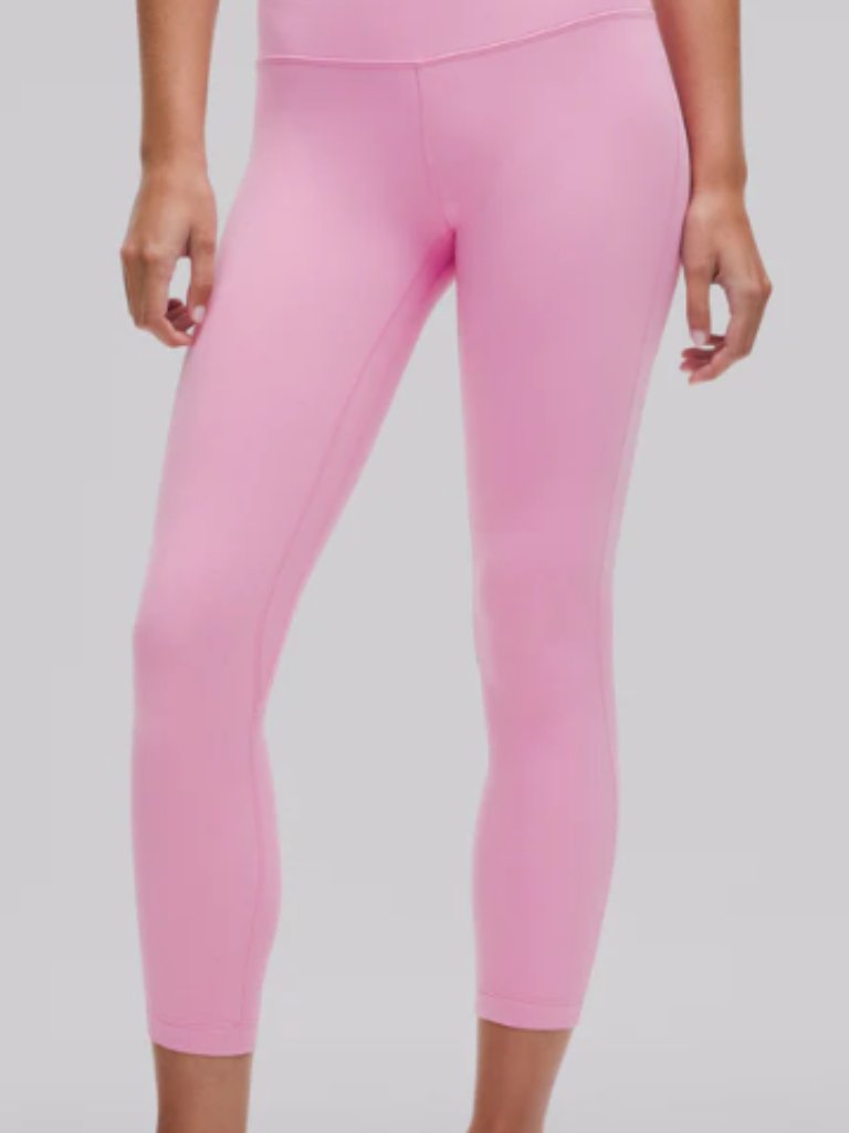Pink Lululemon Peloton Size 10 Double Lined Align Leggings